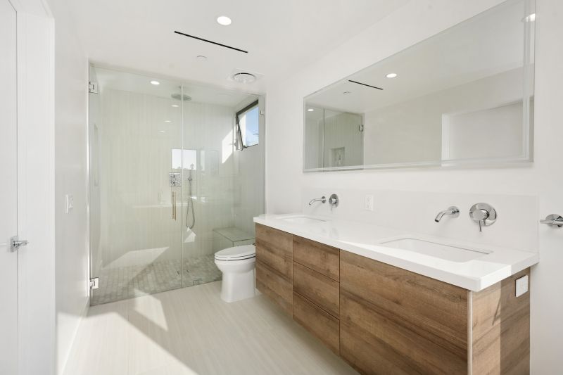 Bathroom with Wooden Elements